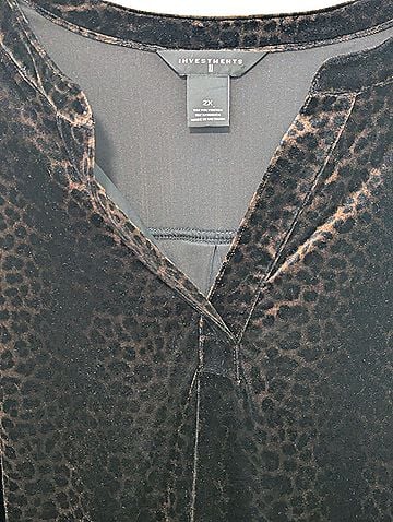 INC International Concepts Long Sleeve Blouse (view 2)