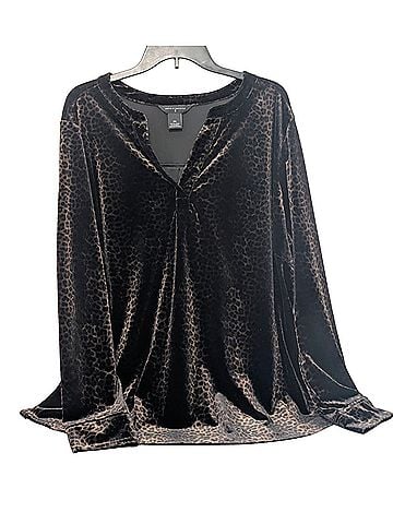 INC International Concepts Long Sleeve Blouse (view 1)