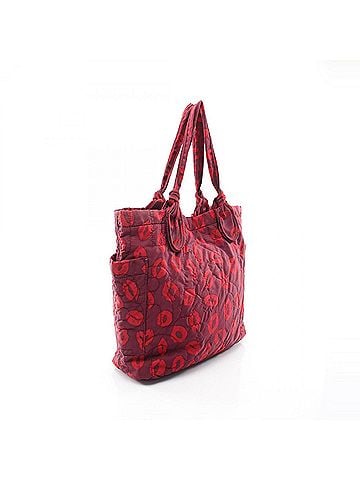 Marc by Marc Jacobs Marc by Marc Jacobs Marc by Jacobs Lip Tote Bag Handbag Nylon Women's Bordeaux/Red (view 2)