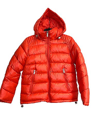 Guess GUESS High-Shine Hooded Puffer Coat Jacket (view 1)