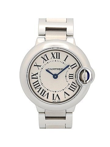 Cartier Cartier Ballon Bleu SM Watch, Stainless Steel, Ladies, Silver Tone, W69010Z4 (view 1)