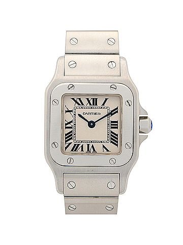 Cartier Cartier Santos Galbee SM Watch, Stainless Steel, Ladies, Silver Tone, W20056D6 (view 1)