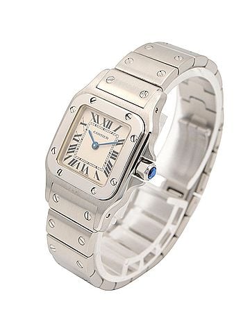 Cartier Cartier Santos Galbee SM Watch, Stainless Steel, Ladies, Silver Tone, W20056D6 (view 2)