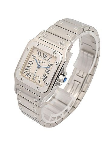 Cartier Cartier Santos Galbee LM Watch, Stainless Steel, Men's, Silver Tone, W20060D6 (view 2)