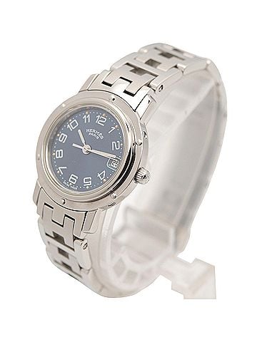 Hermès Hermes Clipper Watch, Stainless Steel, Women's, Blue (CL4.210) (view 2)