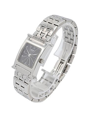 Hermès Hermes H-Watch, Stainless Steel, Women's Watch, Black, HH1.210 (view 2)