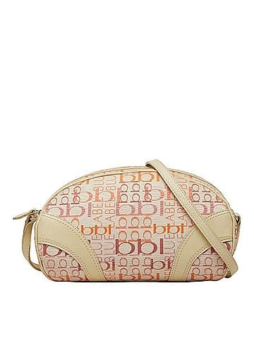 Burberry Blue Label Burberry Blue Label Crossbody Shoulder Bag, Ivory Multicolor Canvas Leather, Women's. (view 1)