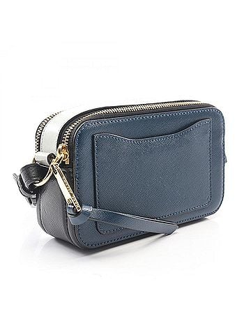Marc Jacobs Marc Jacobs Snapshot Shoulder Bag/Handbag, Leather, Women's, Navy, Black, Gray (view 2)