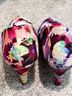 Dream Pairs Floral Multi Color Heels Size 8 - photo 5