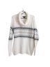 Tahari cowl neck fair isle knit sweater Pullover Sweater - photo 1