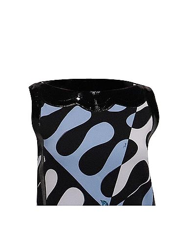 Emilio Pucci Pucci Printed Mini Shift Dress in Multicolor Viscose (view 2)