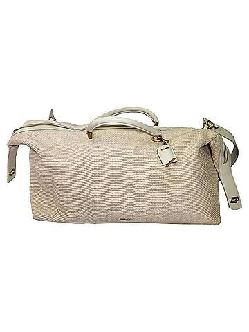 Cult Gaia Cult Gaia Adah Weekender Bag in Cream Raffia (view 1)
