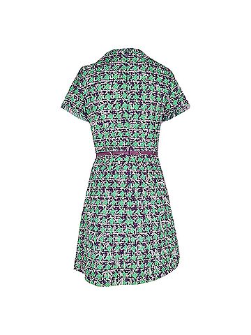 Moschino Boutique Moschino Tweed Mini Dress in Multicolor Wool (view 2)