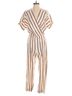 Maje Stripes Ivory Maje Jumpsuit Size S - photo 1
