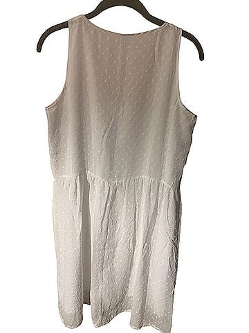Zenana Outfitters Zenana Outfitters Sleeveless Dot Dress White Small NWOT Casual Dress (view 2)