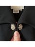Cache 70% Triacetate 30% Polyester 100% Rayon Solid Black Blazer Size 12 - photo 5