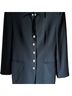 Cache 70% Triacetate 30% Polyester 100% Rayon Solid Black Blazer Size 12 - photo 7