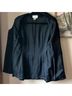Cache 70% Triacetate 30% Polyester 100% Rayon Solid Black Blazer Size 12 - photo 6