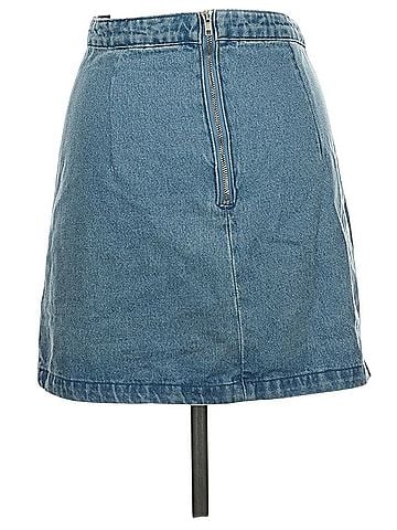 Missguided Denim Skirt (view 2)