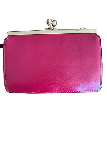 Coach Couch Double Frame Kiss Lock with Butterfly Floral Appliqué Clutch (view 2)