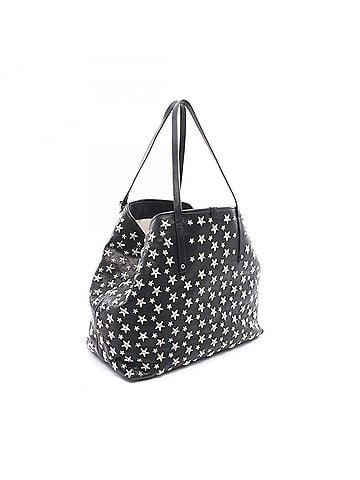 Jimmy Choo Jimmy Choo Sasha Star Studded Tote Bag Handbag Leather Women's Black (view 2)