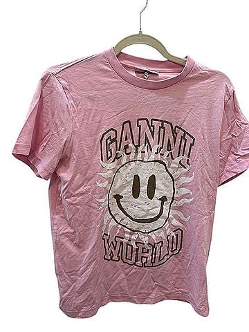 Ganni Short Sleeve T-Shirt (view 1)