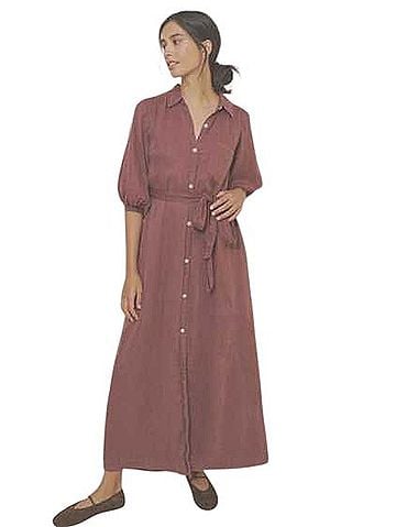 Maeve The Mona Linen Shirt Dress from the Maeve collection at Anthropologie in size medium Casual Dress (view 1)
