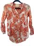 Maeve 100% Viscose Floral Multi Color Button-Down Shirt Size XS - photo 1