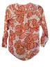Maeve 100% Viscose Floral Multi Color Button-Down Shirt Size XS - photo 2
