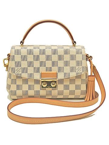 Louis Vuitton LOUIS VUITTON Damier Azur Croisette N41581 Handbag Women's 254294 (view 2)