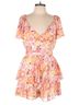 Altar'd State 100% Polyester Floral Pink Altar'd State Romper Size L - photo 1