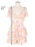 Altar'd State 100% Polyester Floral Pink Altar'd State Romper Size L - photo 3