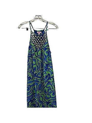 Lilly Pulitzer Reecy Canopy Green “I”m No Angel” Casual Dress (view 1)