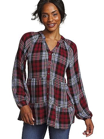 Maurices Long Sleeve Blouse (view 1)