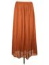 J.Crew 100% Polyester Brown J.Crew Casual Skirt Size L - photo 2
