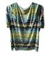 Kasper Print Multi Color Short Sleeve Blouse Size 3X - photo 2