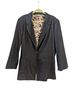 Susan Graver 60% Cotton 37% Polyester 3% Spandex 100% Polyester Leopard Print Black Blazer Size 3X - photo 1