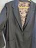 Susan Graver 60% Cotton 37% Polyester 3% Spandex 100% Polyester Leopard Print Black Blazer Size 3X - photo 5
