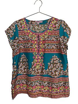 Calypso St. Barth Short Sleeve Blouse (view 1)