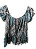 rue21 Floral Multi Color Short Sleeve Blouse Size 2X - photo 2