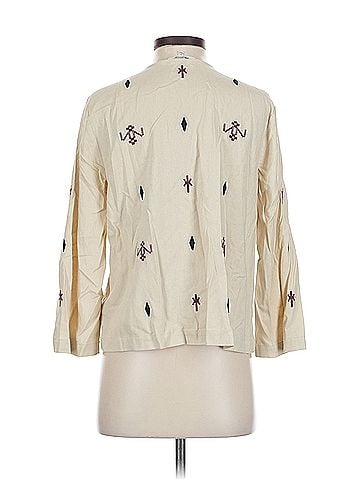 Madewell Madewell 3/4 Sleeve Silk Top (view 2)