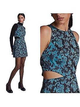 Hutch Floral Jacquard Cut-Out Mini Dress Casual Dress (view 1)