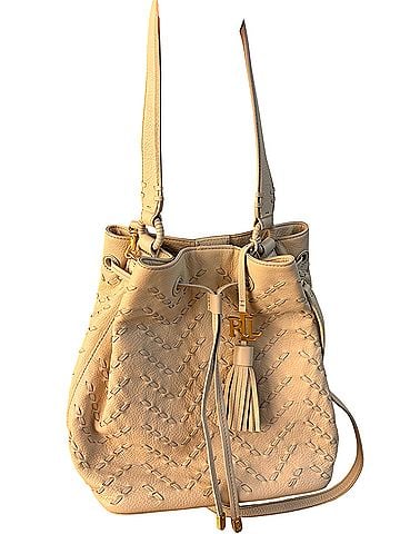 Lauren by Ralph Lauren Leather Bucket Bag (view 1)