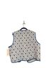 Nanette Lepore 100% Polyester 100% Rayon Floral Blue White Vest Size XL - photo 2