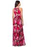 Xscape 100% Polyester Floral Pink Red Cocktail Dress Size 8 - photo 2