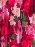 Xscape 100% Polyester Floral Pink Red Cocktail Dress Size 8 - photo 6
