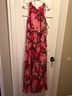 Xscape 100% Polyester Floral Pink Red Cocktail Dress Size 8 - photo 8