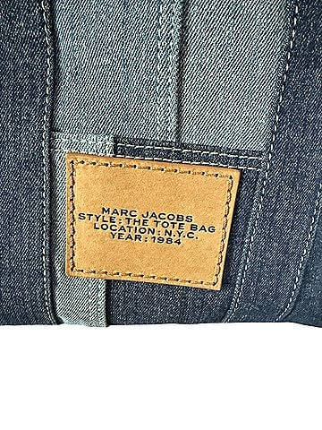 Marc Jacobs Denim Patchwork Small Tote Bag Tote (view 2)