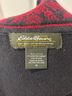 Eddie Bauer Fair Isle Black Red Pullover Sweater Size S - photo 3