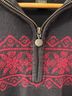 Eddie Bauer Fair Isle Black Red Pullover Sweater Size S - photo 5
